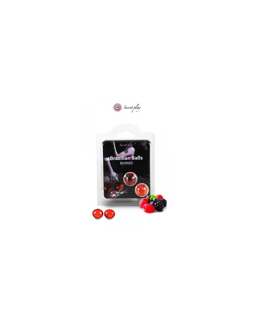 2 Brazilian Balls - baies rouges