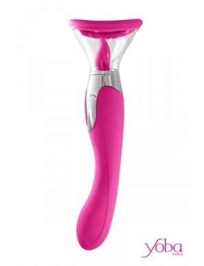 Stimulateur 4 en 1 Harmony fuchsia - Yoba