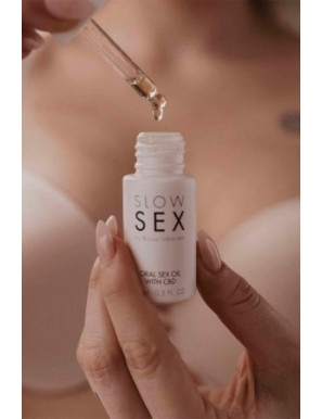 Huile au CBD pour sexe oral Slow Sex - Bijoux Indiscrets