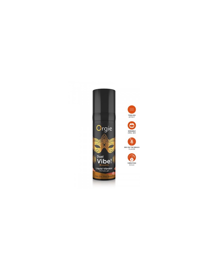Gel d'excitation Dual Vibe Sex On The Beach Liquid Vibrator