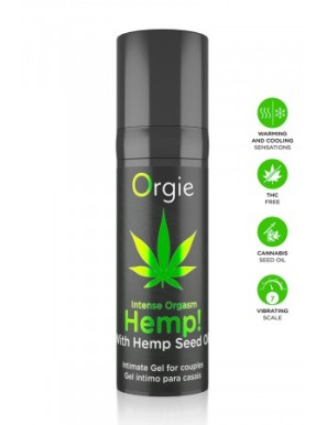 Gel intime d'excitation Hemp Intense Orgasm 15ml