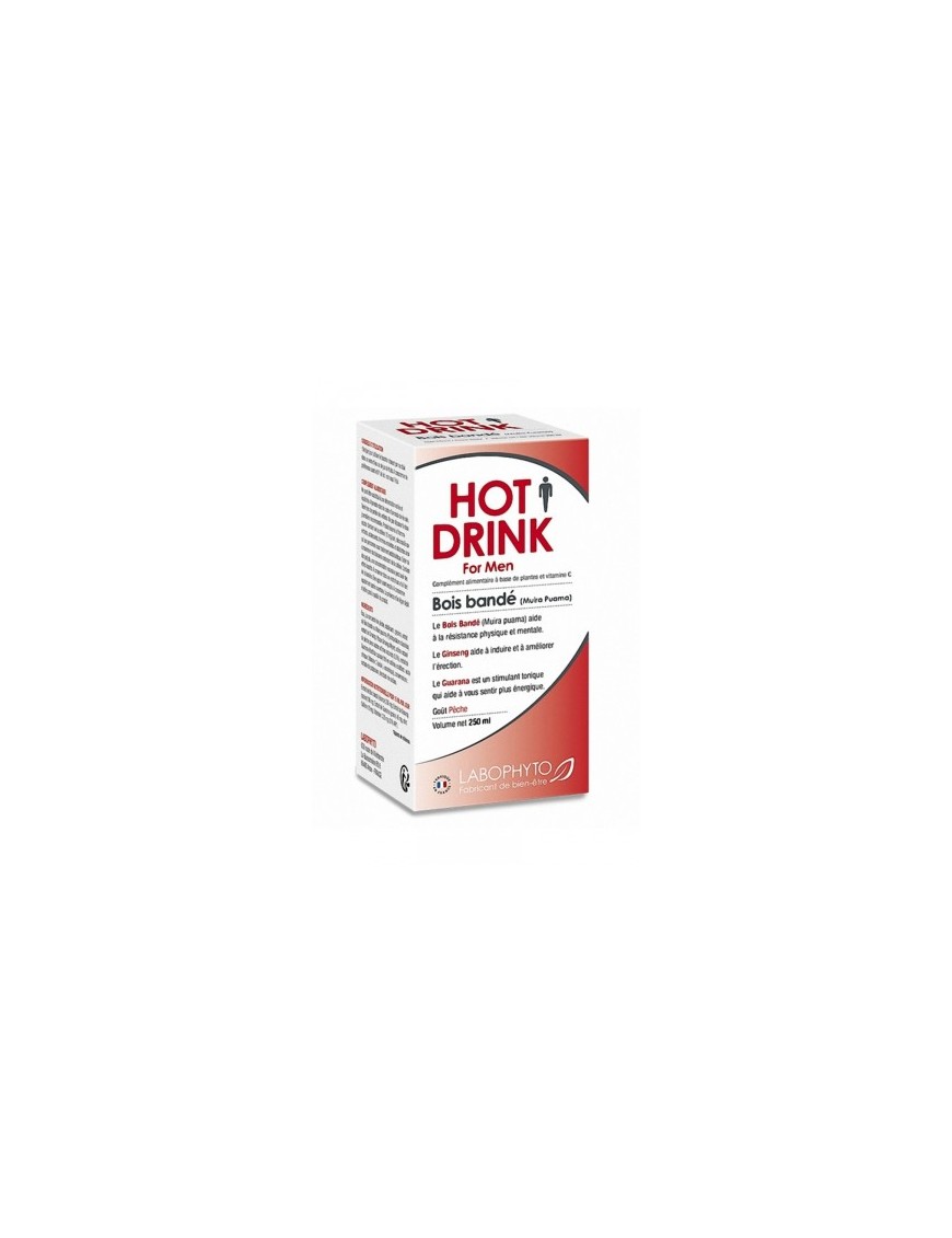 HOT DRINK Homme bois bandé 250 ml