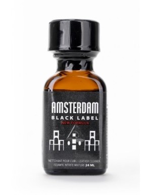 Poppers Amsterdam Black  label 24ml