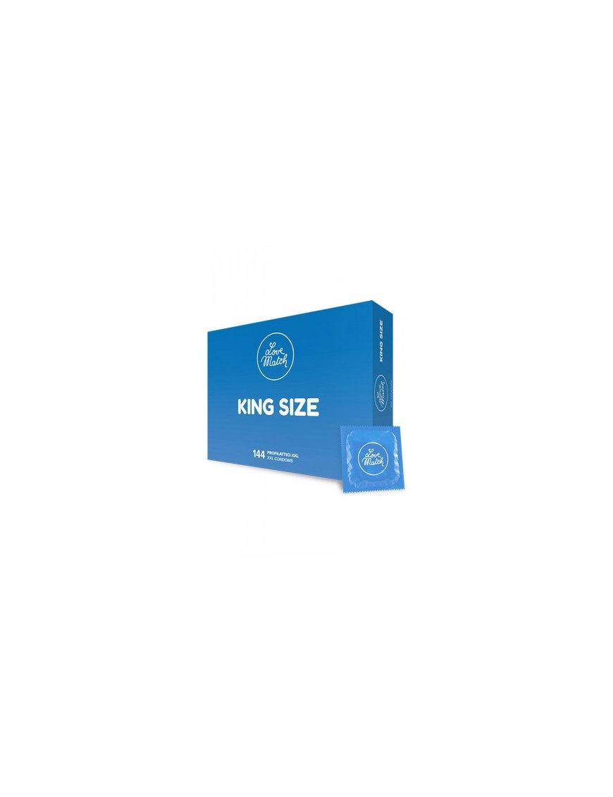 144 Préservatifs King size Love Match