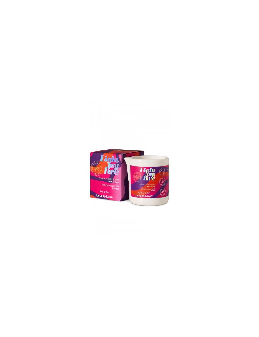 Bougie de massage Noix de coco - Love to Love