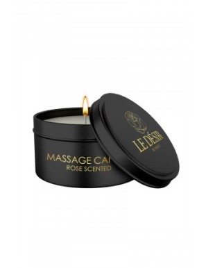 Bougie de massage érotique rose 100g - Le Désir