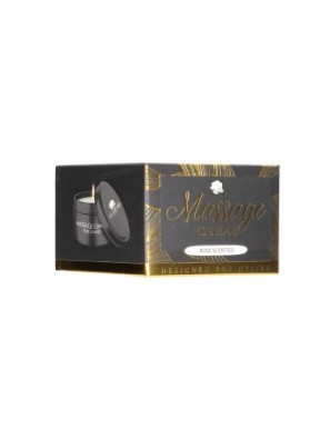 Bougie de massage érotique rose 100g - Le Désir