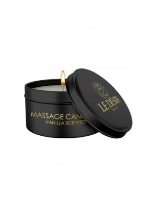 Bougie de massage érotique vanille 100g - Le Désir