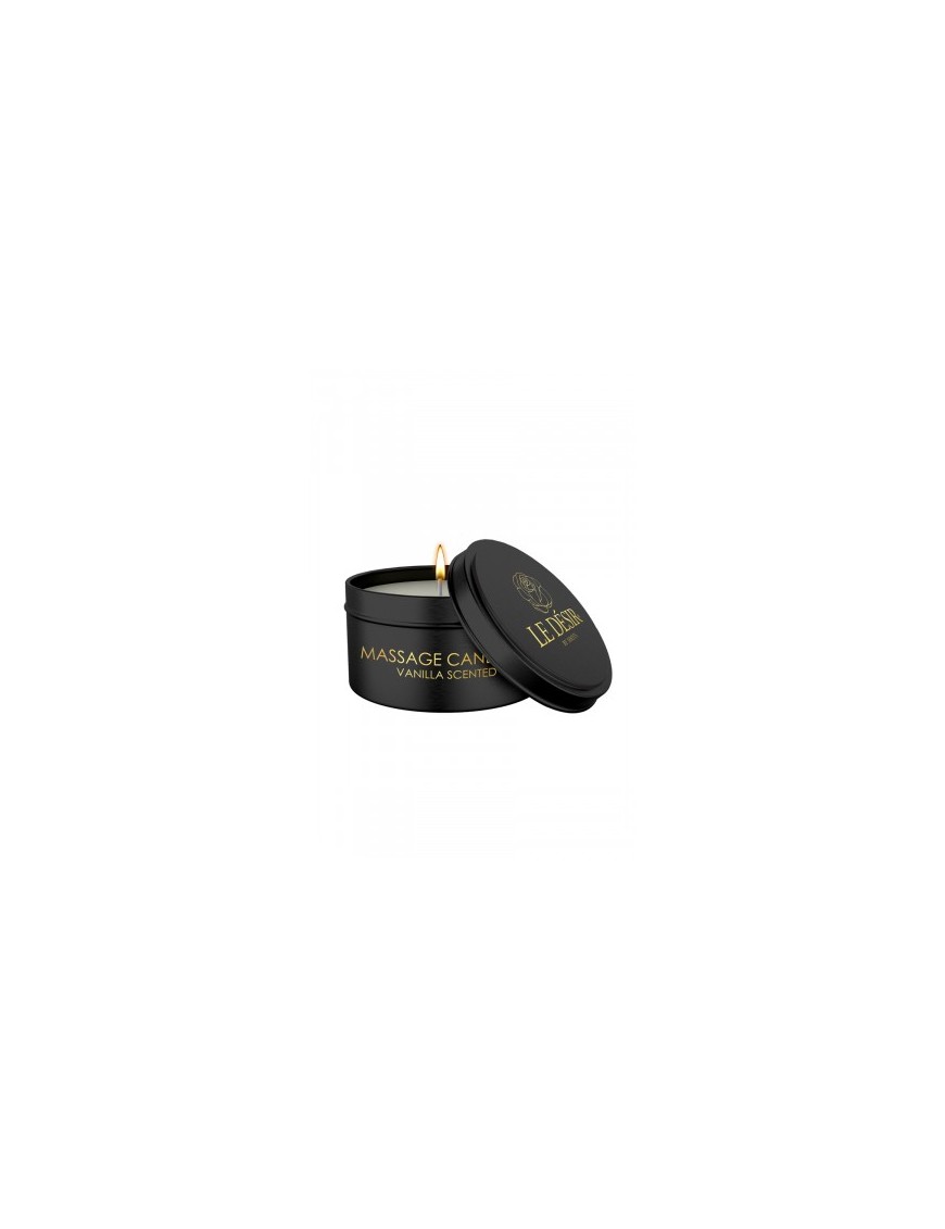 Bougie de massage érotique vanille 100g - Le Désir