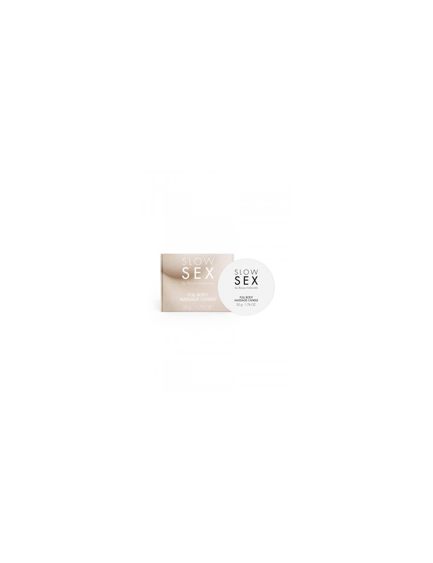 Bougie de massage Slow Sex 50g - Bijoux Indiscrets