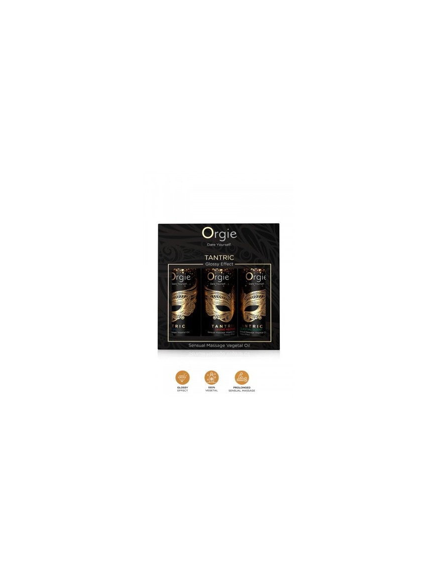 Coffret 3 huiles de massage Sensuel Tantric Collection
