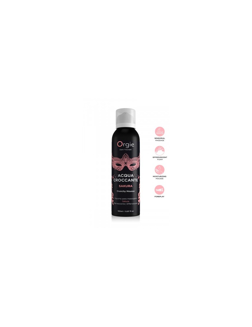 Mousse de massage effervescente Sakura 150ml