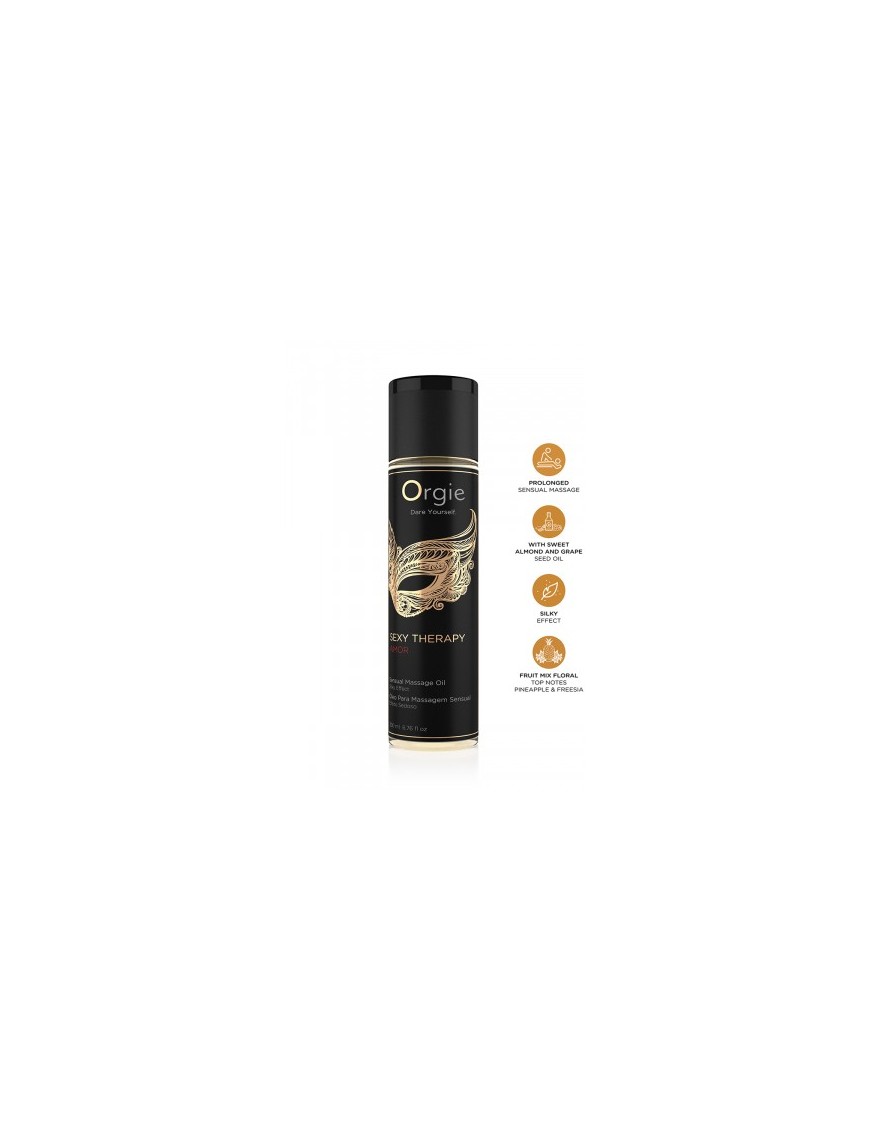 Huile De Massage Sensuelle Sexy Therapy Amor 200ml