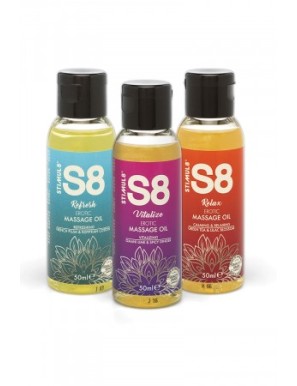 Coffret huiles de massage S8 3x50ml