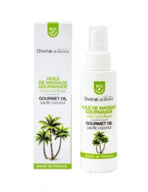 Huile de massage gourmande BIO Noix de coco