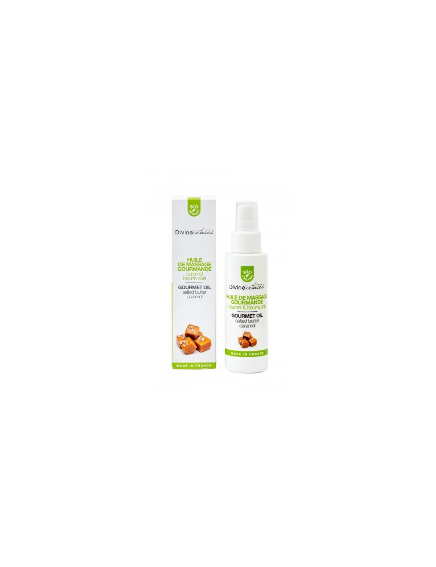 Huile de massage gourmande BIO Caramel