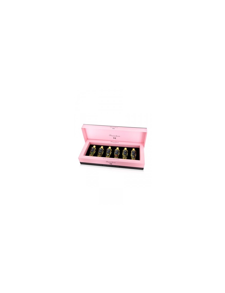 Coffret 6 huiles de massage sèches - Plaisir Secret