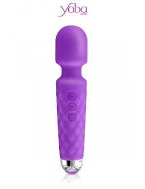 Vibro Love Wand rechargeable violet - Yoba