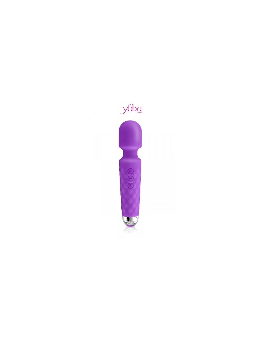Vibro Love Wand rechargeable violet - Yoba
