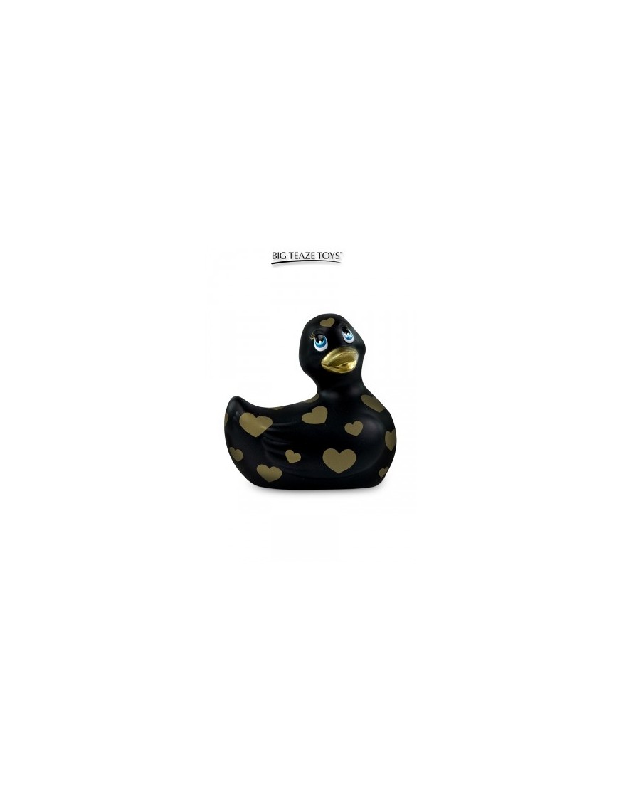 Mini canard vibrant Romance noir et or