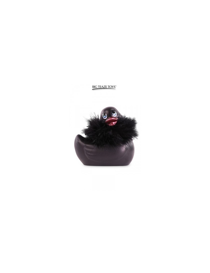 Mini canard vibrant Duckie Paris - noir