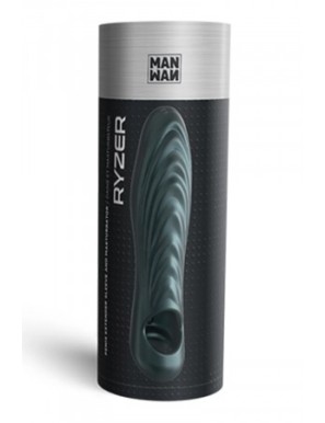 Gaine de pénis 3 en 1 Ryzer Pine Grey - Man Wan