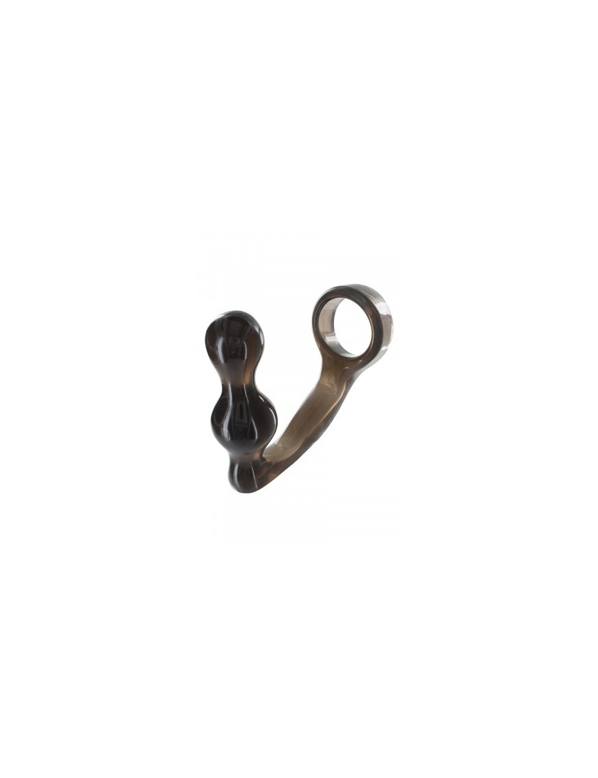 Stimulateur de prostate et cockring gris