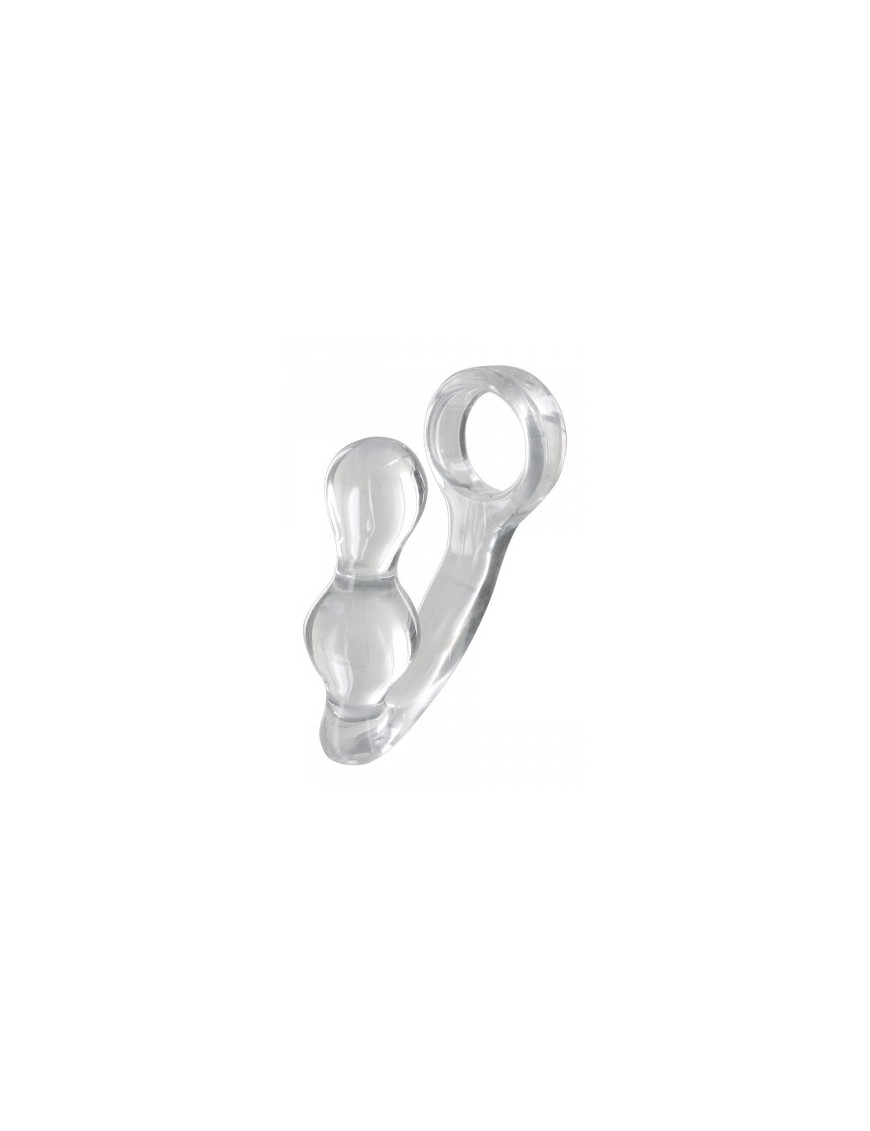 Stimulateur de prostate et cockring transparent