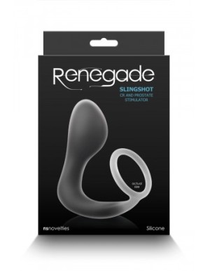 Plug prostatique avec cockring Renegade Slingshot